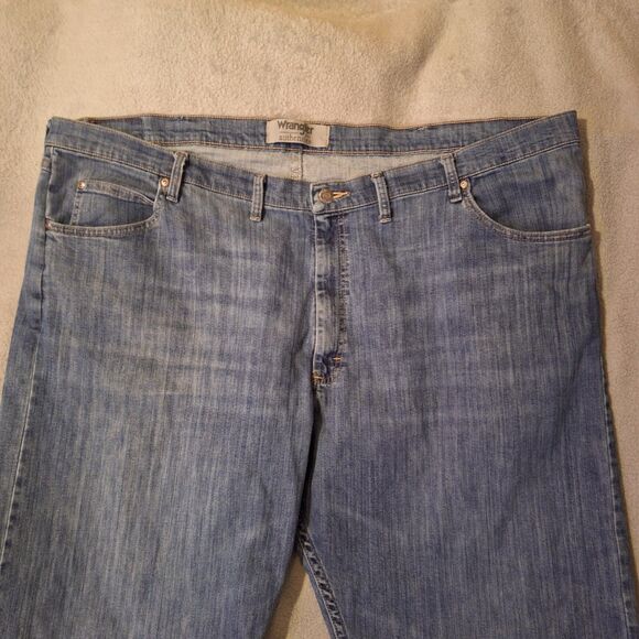WRANGLER AUTHENTICS Men Jeans 48x32 (49x30.5) Relaxed Fit Flex 10ZM200ST Blue - Picture 4 of 13
